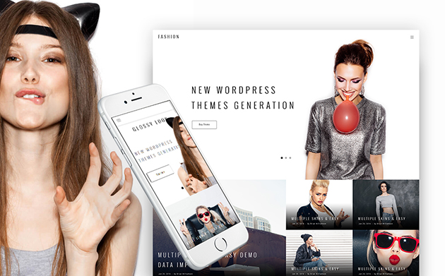 Glossy Look - Fashion WordPress Theme